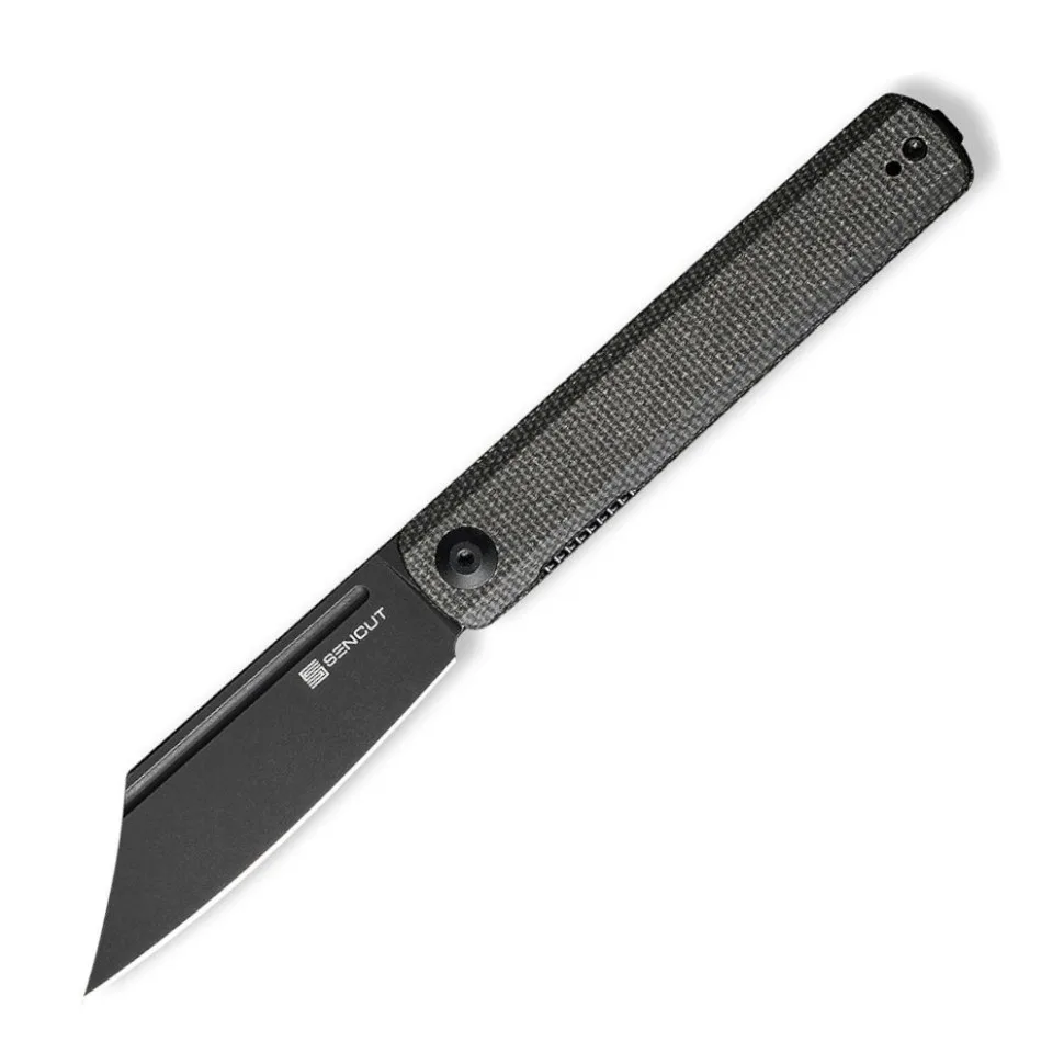 Складаний ніж Sencut 9Cr18MoV 85,8 мм Micarta чорний