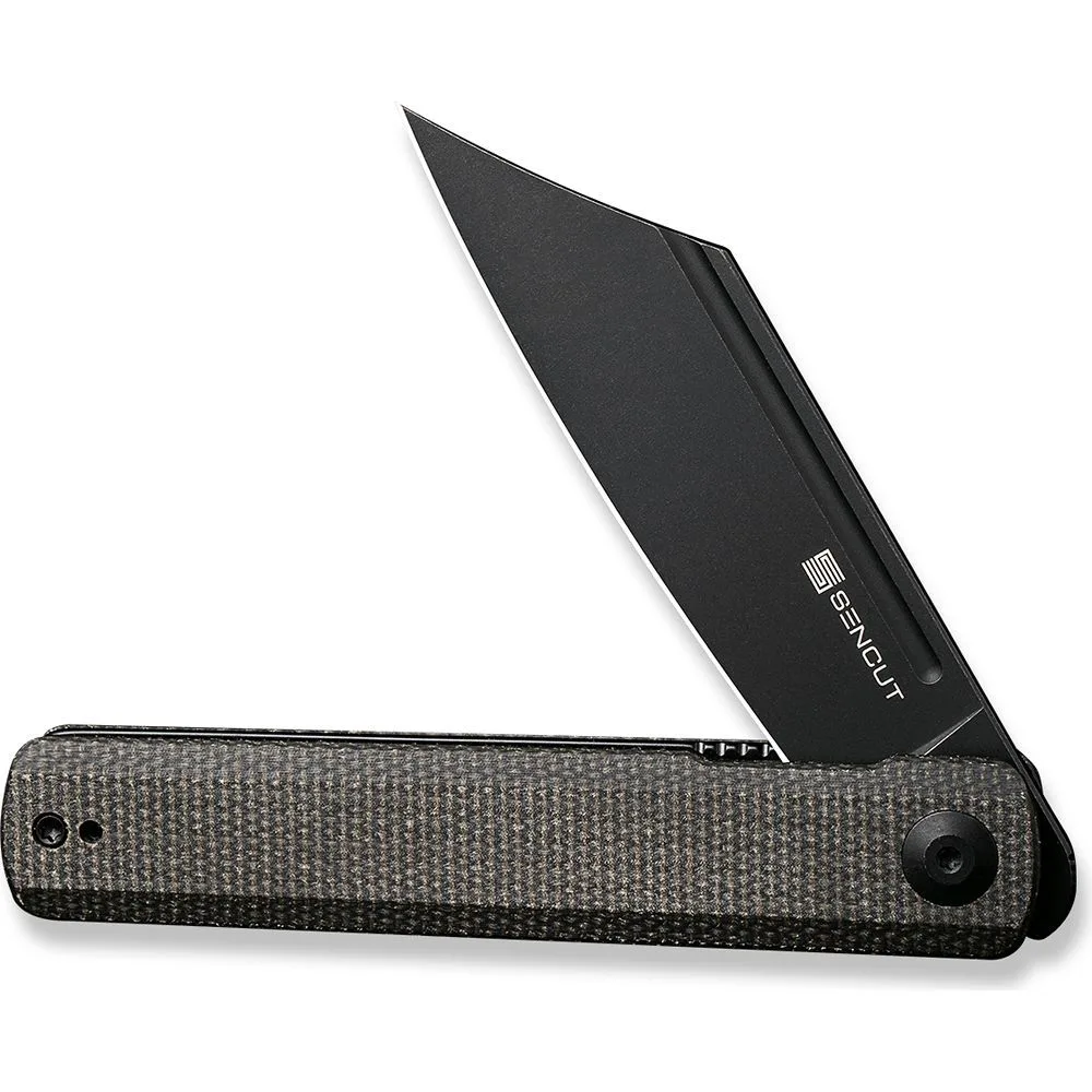 Складаний ніж Sencut 9Cr18MoV 85,8 мм Micarta чорний