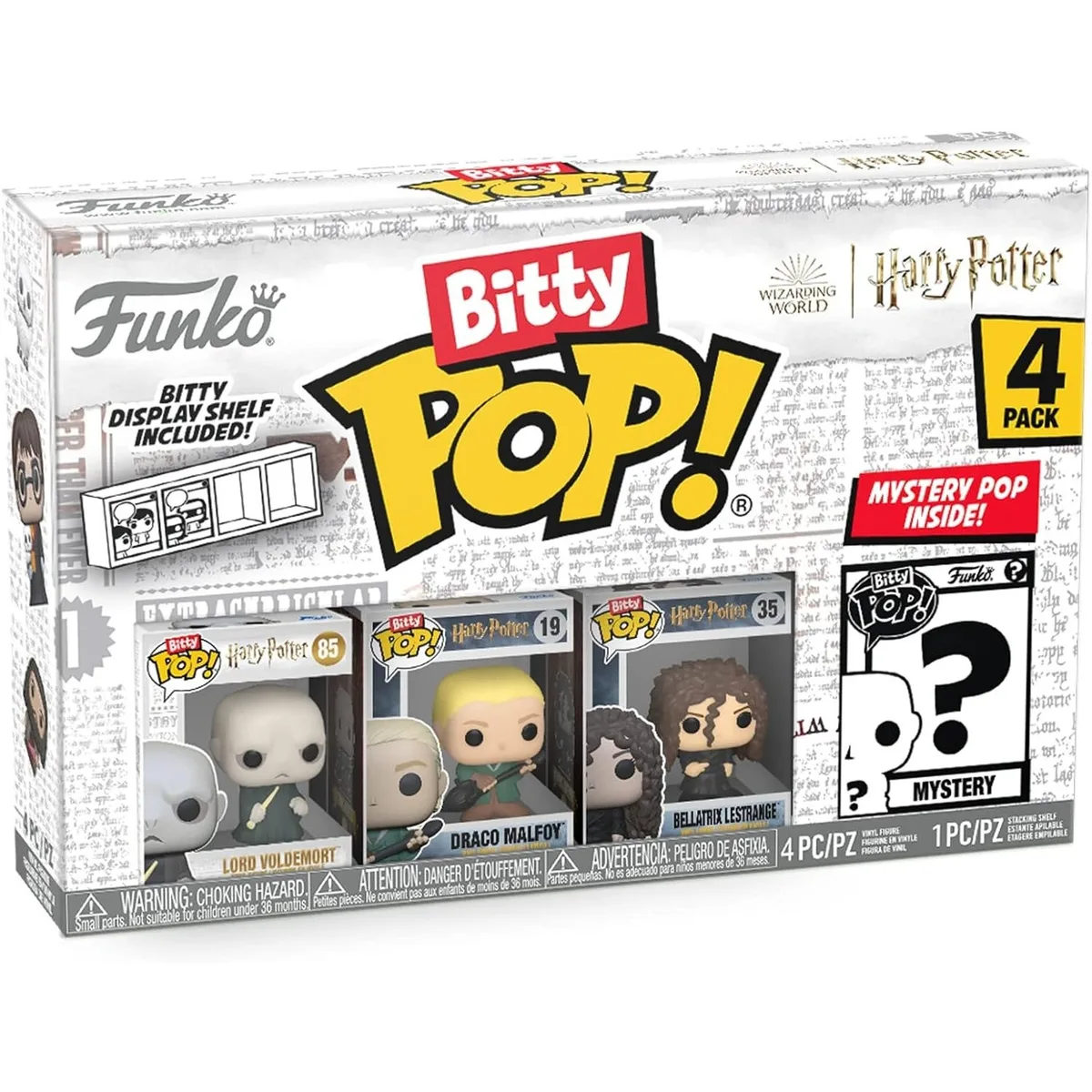 Подарочный набор Funko POP (Bitty): Гарри Поттер - Волдеморт 4PK