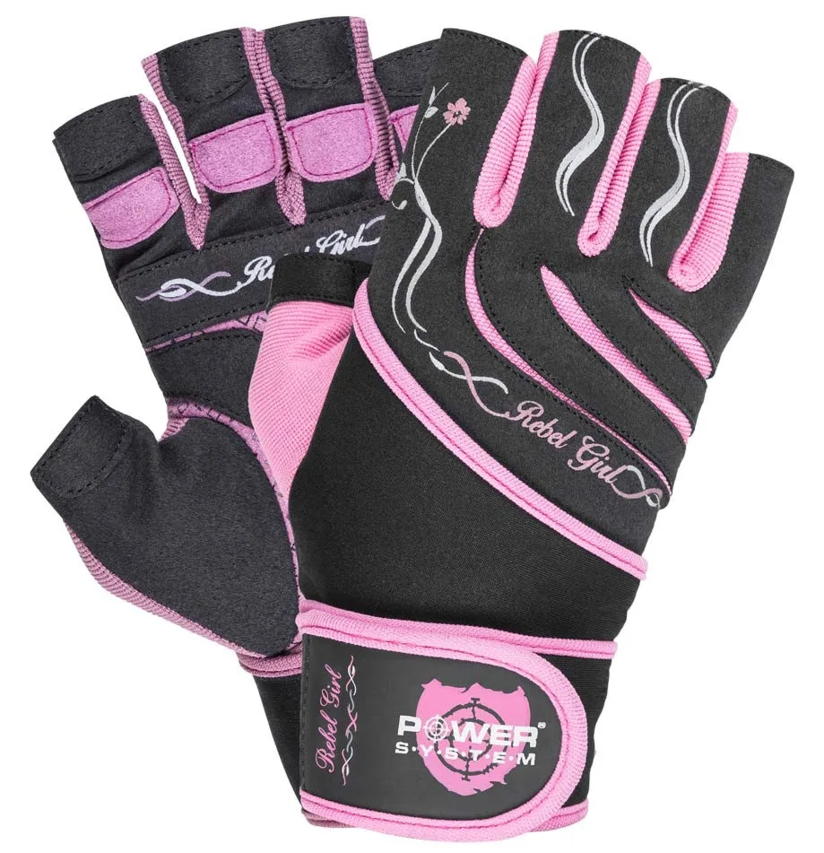 Рукавички для фітнесу Active Point штучна шкіра S рожеві