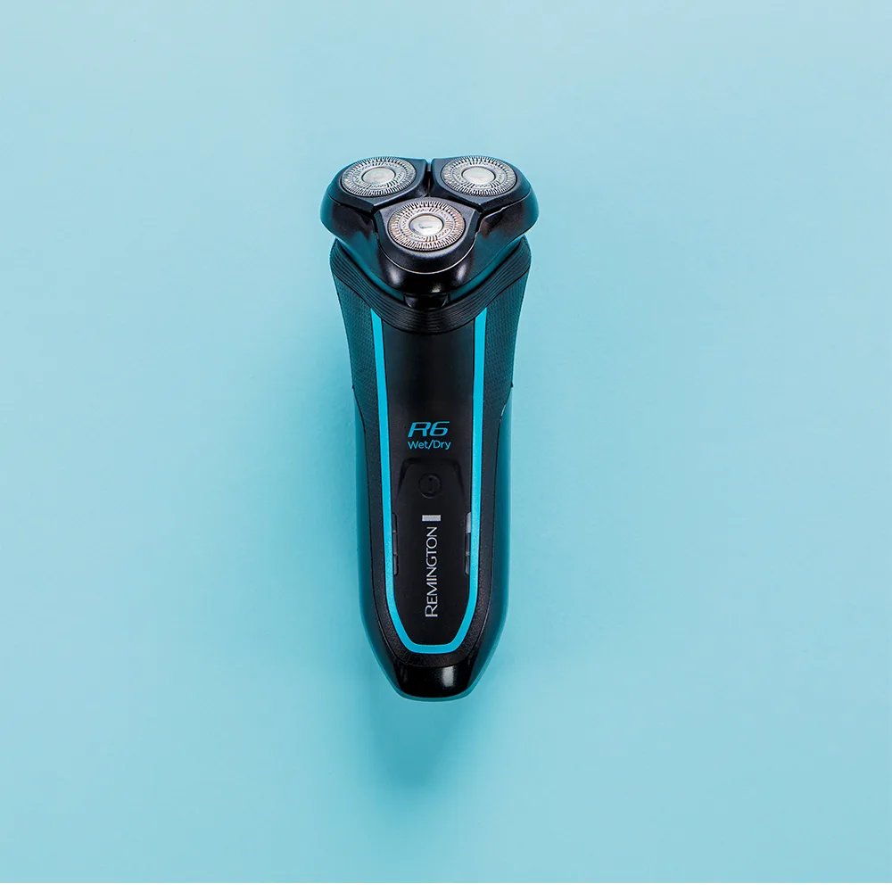 Электрическая роторная бритва Remington Style Aqua с тремя бритвенными головками, Ni-Mh, для сухого и влажного бритья, водонепроницаемая, дорожная с чехлом