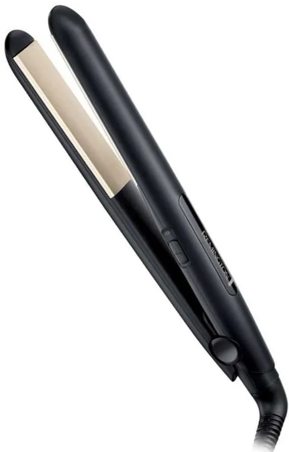 Випрямляч волосся Remington Ceramic Slim 220, потужність 300Вт, 2 температурних режими (180-220°C), керамічні пластини, чорний.