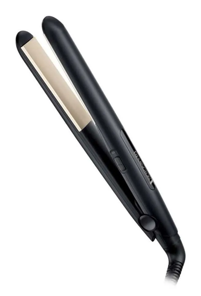 Випрямляч волосся Remington Ceramic Slim 220, потужність 300Вт, 2 температурних режими (180-220°C), керамічні пластини, чорний.