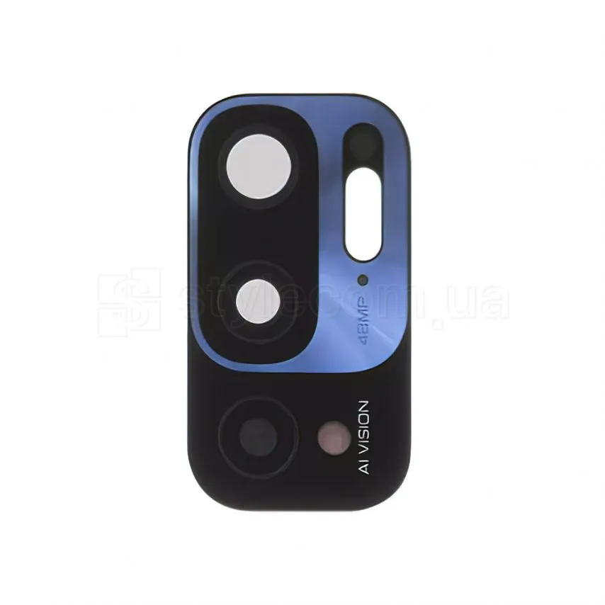 Скло камери Xiaomi High Quality чорне для Redmi Note 10 5G 10T 5G