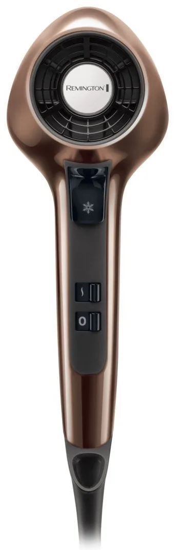 Фен Remington компактный 1800 Вт бронзовый с ионизацией и холодным обдувом