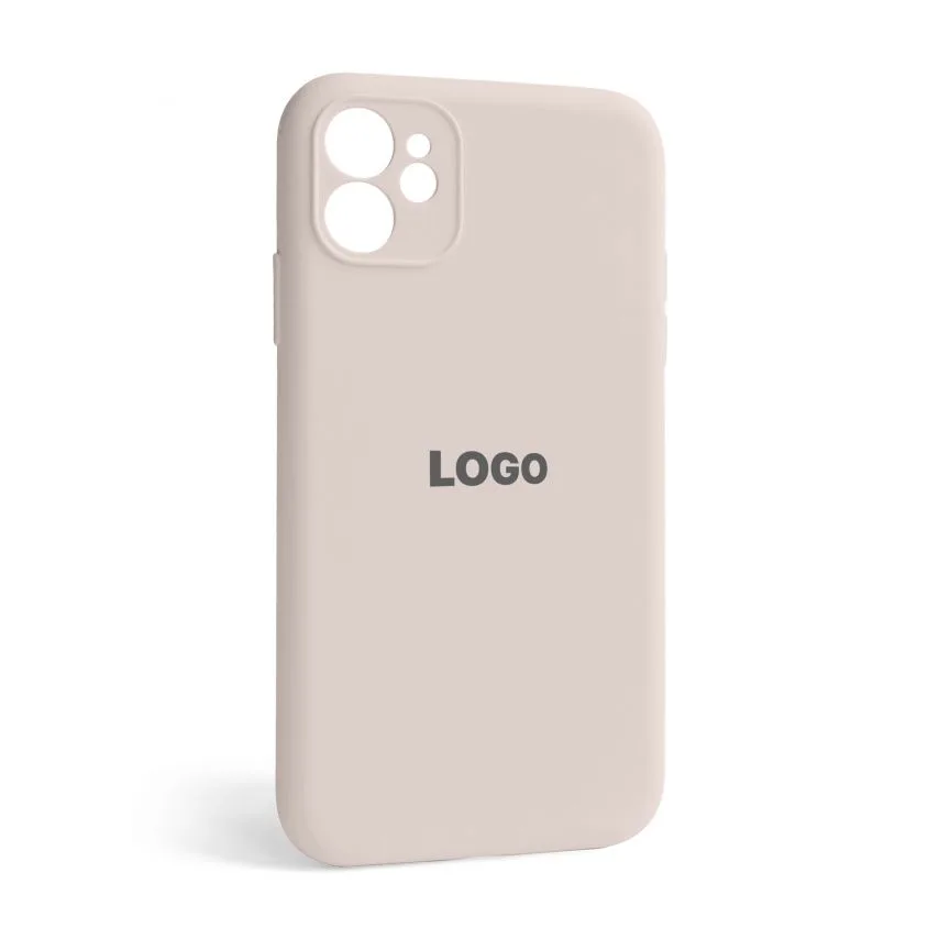 Чохол Silicone Case для Apple iPhone 12 силіконовий  закрита камера рожевий