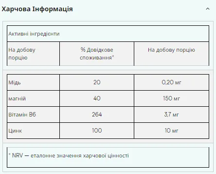 Цинк і магній 800 мг 90 капсул Myprotein рослинне джерело