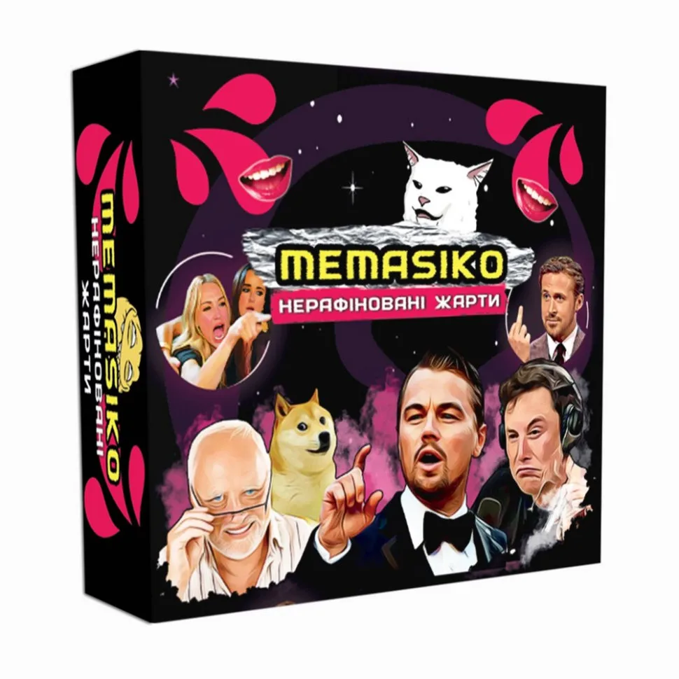 Настільна гра Memasiko меми 2-6 гравців українською 30-60 хвилин