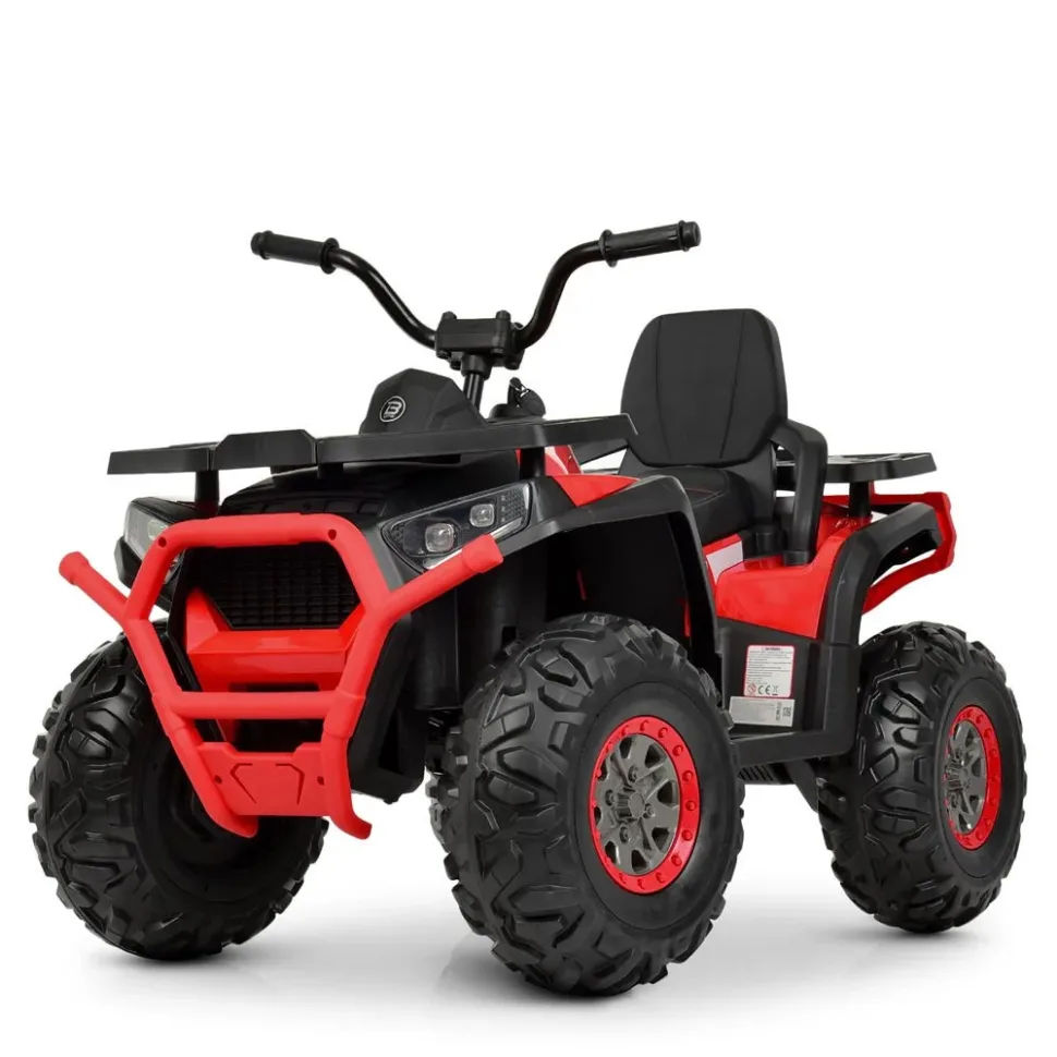 Дитячий електромобіль Bambi Racer Квадроцикл 12V до 50 кг Коричневий 117х71х76 см