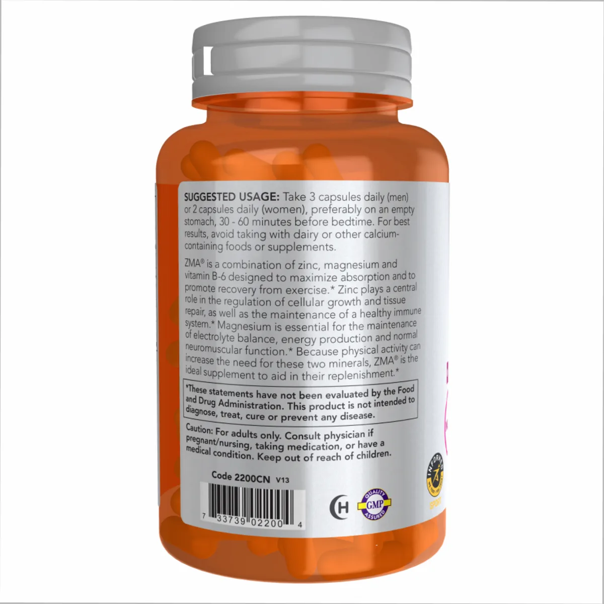 ZMA Now Foods 90 капсул Цинк Магний Витамин B6