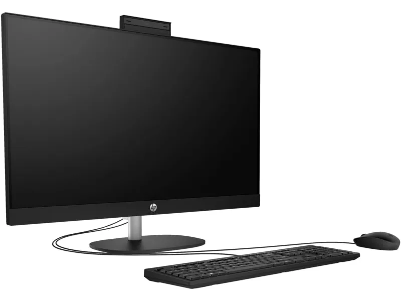 Персональный компьютер моноблок HP All-in-One 27" FHD IPS AG, Intel i3-1315U, 16GB, F512GB, UMA, WiFi, клавиатура+мышь, DOS, черный.