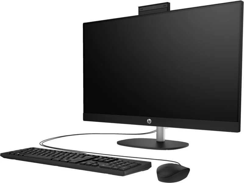 Персональный компьютер моноблок HP All-in-One 27" FHD IPS AG, Intel i3-1315U, 16GB, F512GB, UMA, WiFi, клавиатура+мышь, DOS, черный.
