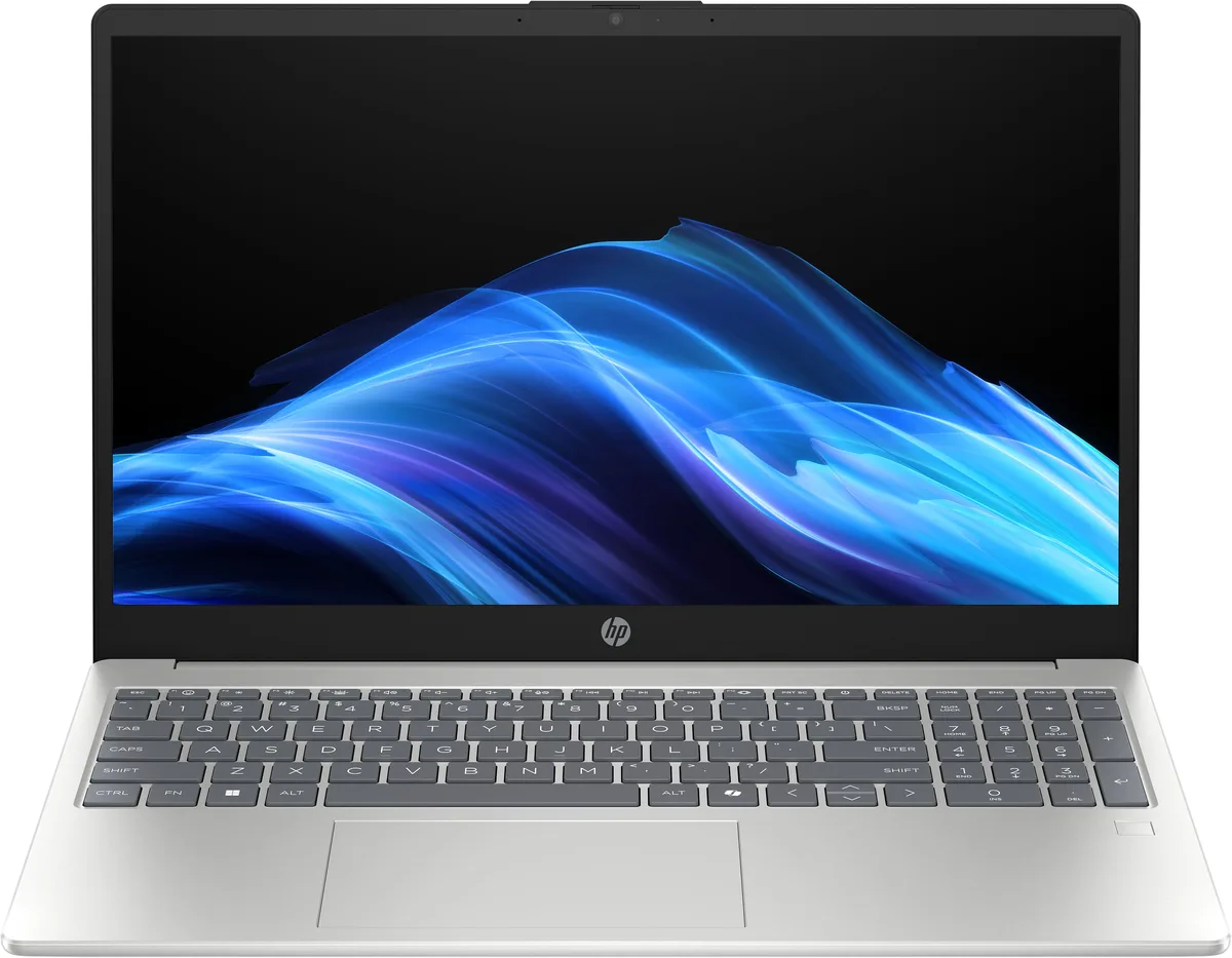Ноутбук HP 15-fd2028ua 15.6" FHD IPS AG, Intel U5-225U, 16GB, F1TB, UMA, DOS, сріблястий