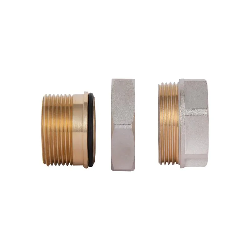 Згін-американка 1 1/2" нікель латунь прямий Thermo Alliance