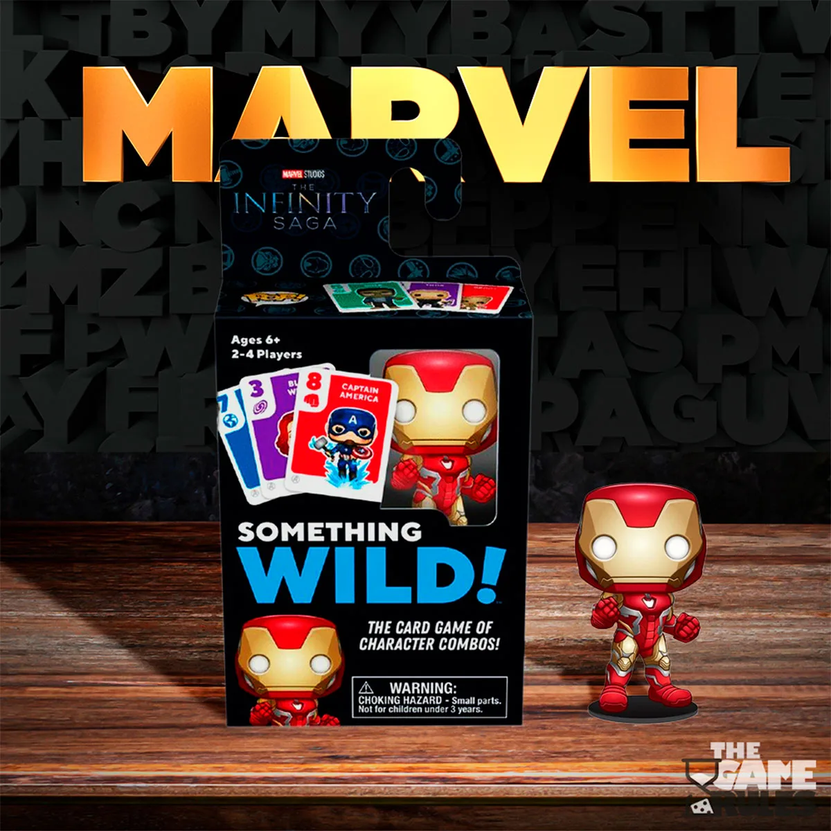 Настільна гра з картками Funko вініл 8,9х4,4х12,7 см Залізна людина