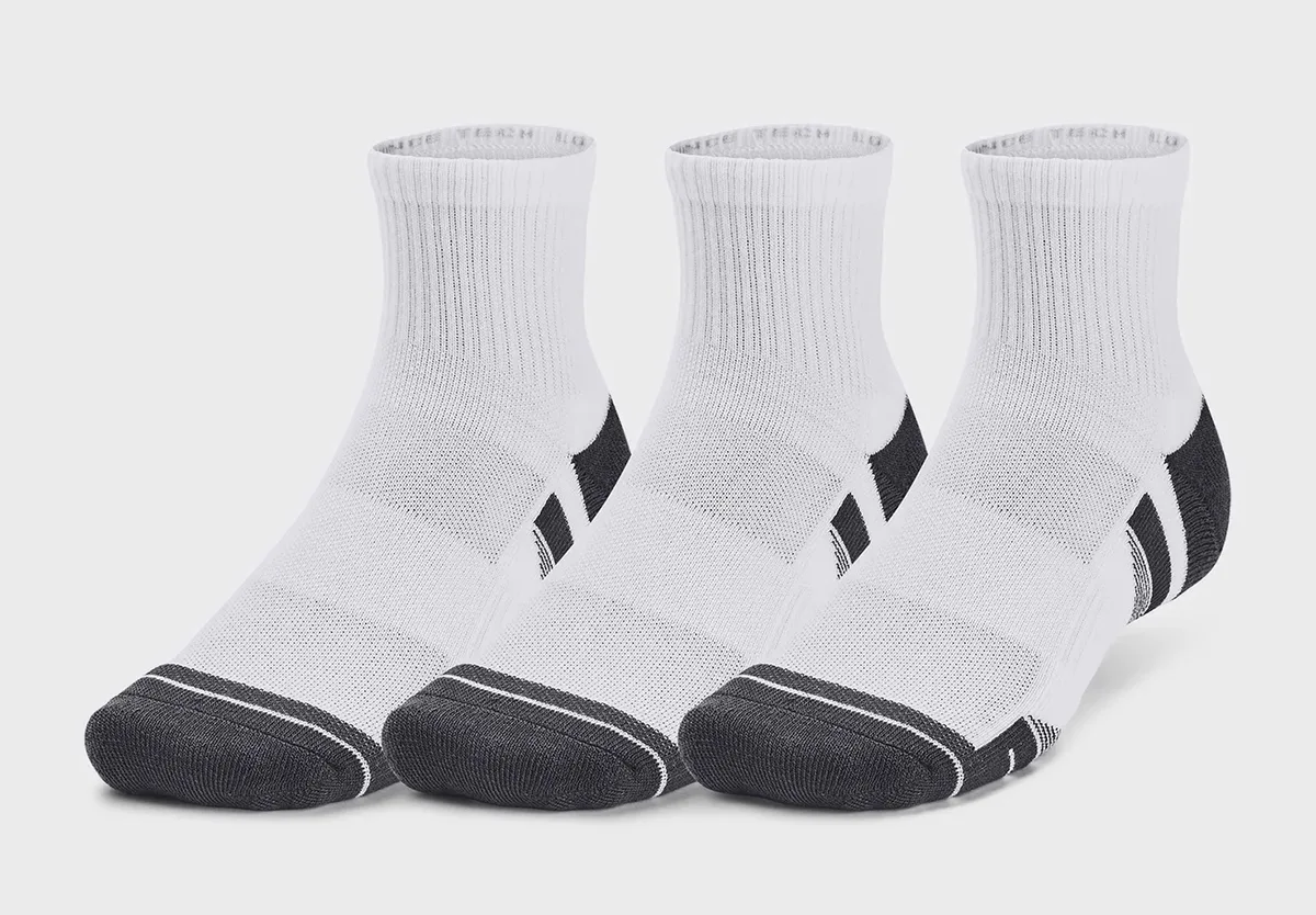 Шкарпетки Under Armour поліестер XL білий унісекс 3 пари