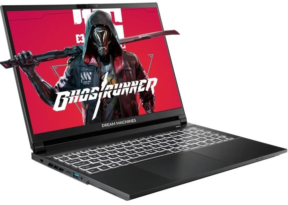 Ноутбук Dream Machines RT5060-15 15.3FHD+ IPS, AMD AI 9 HX 370, 32GB, F1TB, NVD5060-8, DOS, чорний