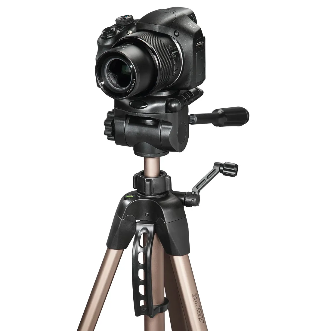 Трипод фотоапарату Hama Star-62, 3D, 64-160см, бежевий