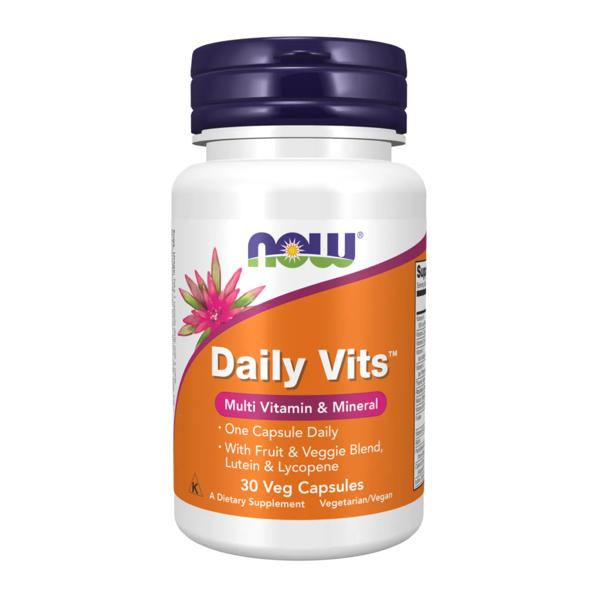 Daily Vits Now Foods капсулы 30 vcaps для иммунной системы и энергии