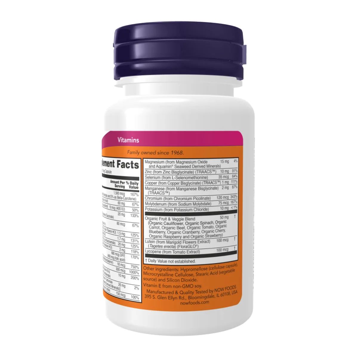 Daily Vits Now Foods капсули 30 vcaps для імунної системи та енергії