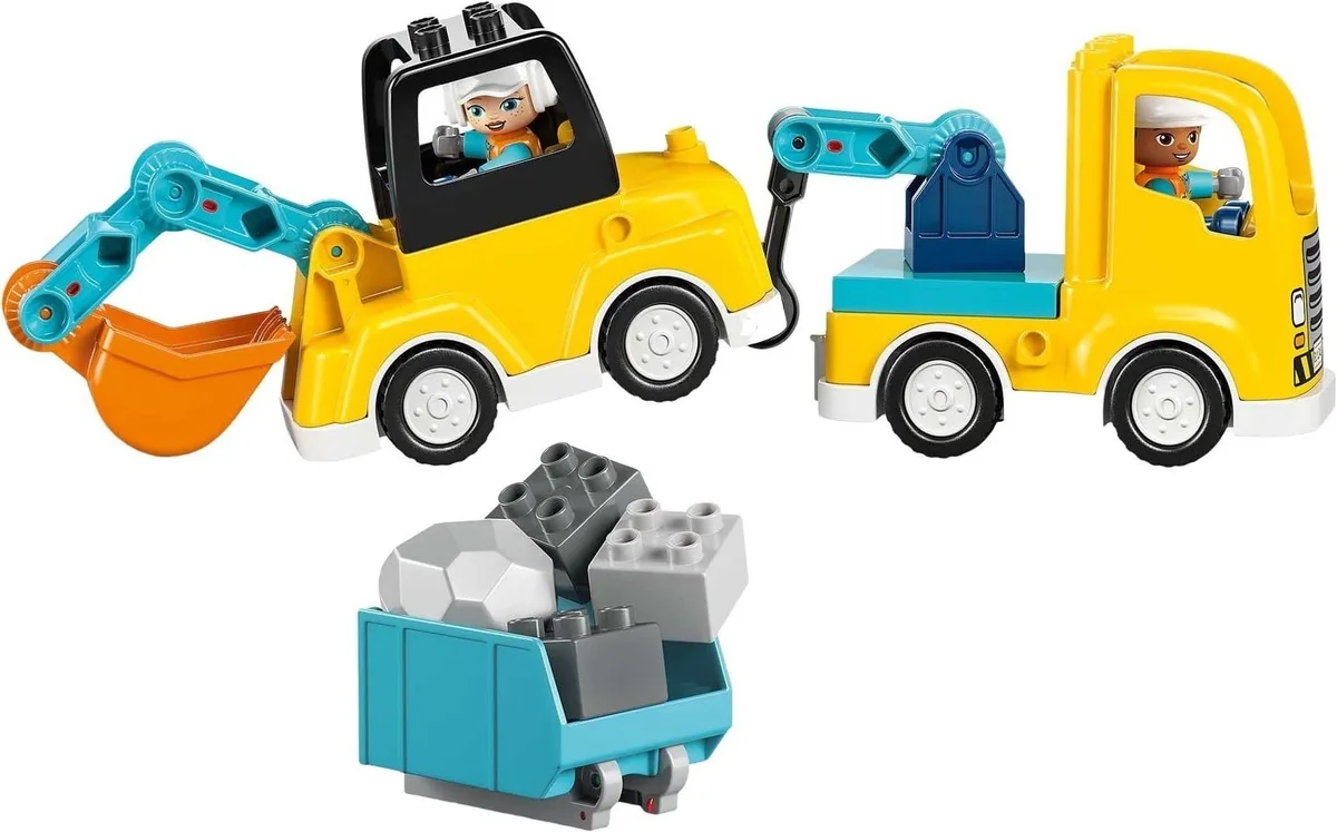 Конструктор LEGO DUPLO Town 3-в-1 Будівельна техніка