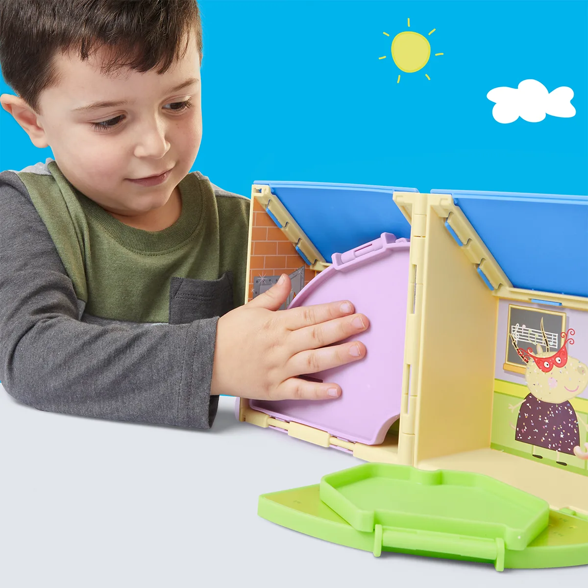 Ігровий набір Peppa Pig полімер 8,1х29,2х27,9 см червоний
