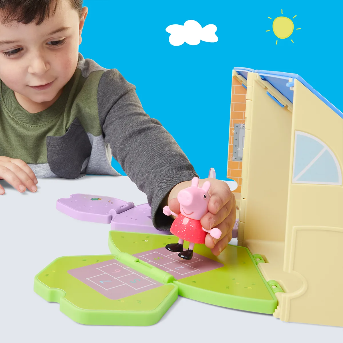 Ігровий набір Peppa Pig полімер 8,1х29,2х27,9 см червоний