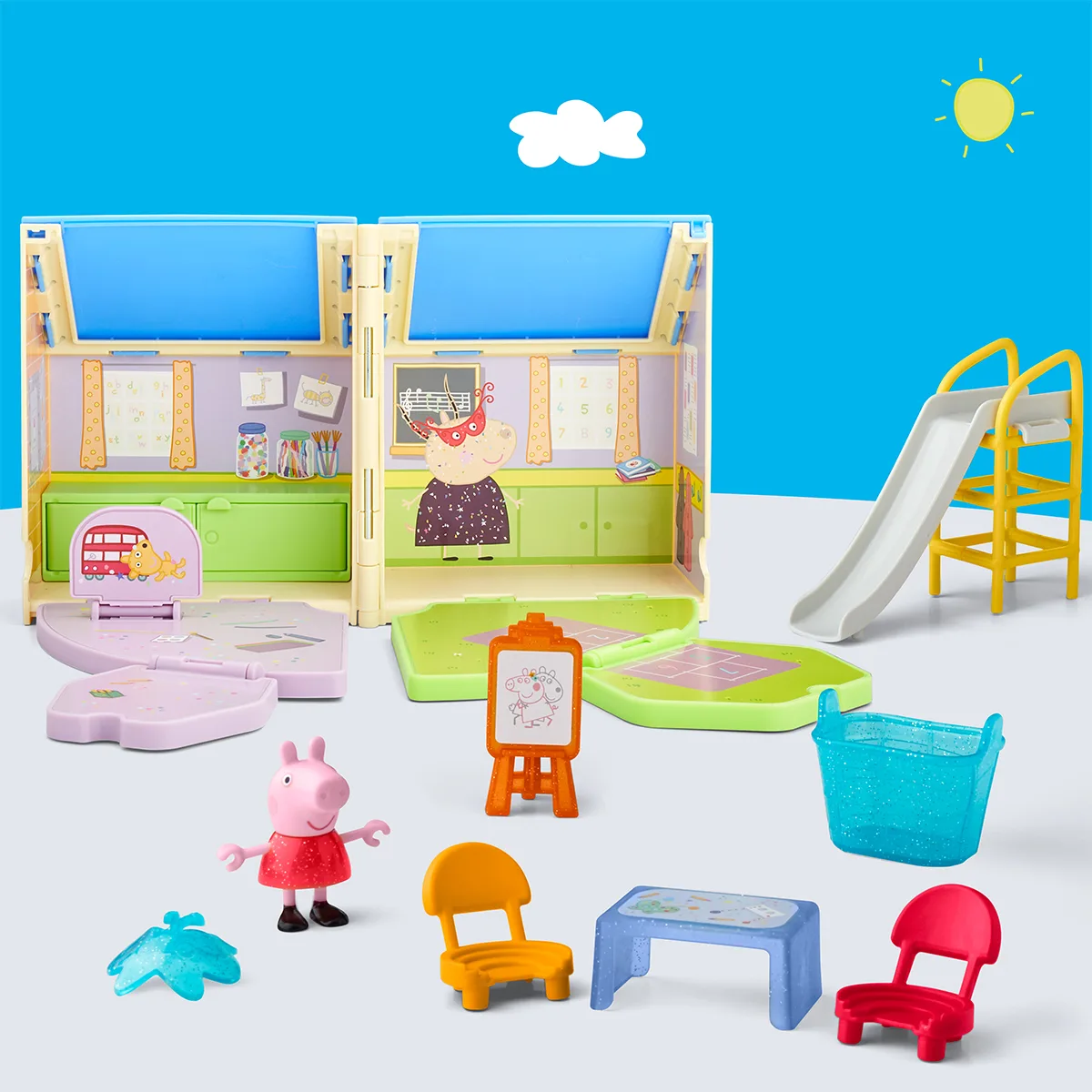 Ігровий набір Peppa Pig полімер 8,1х29,2х27,9 см червоний