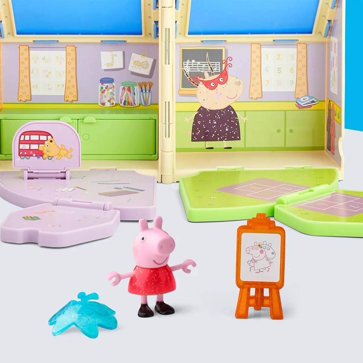 Ігровий набір Peppa Pig полімер 8,1х29,2х27,9 см червоний