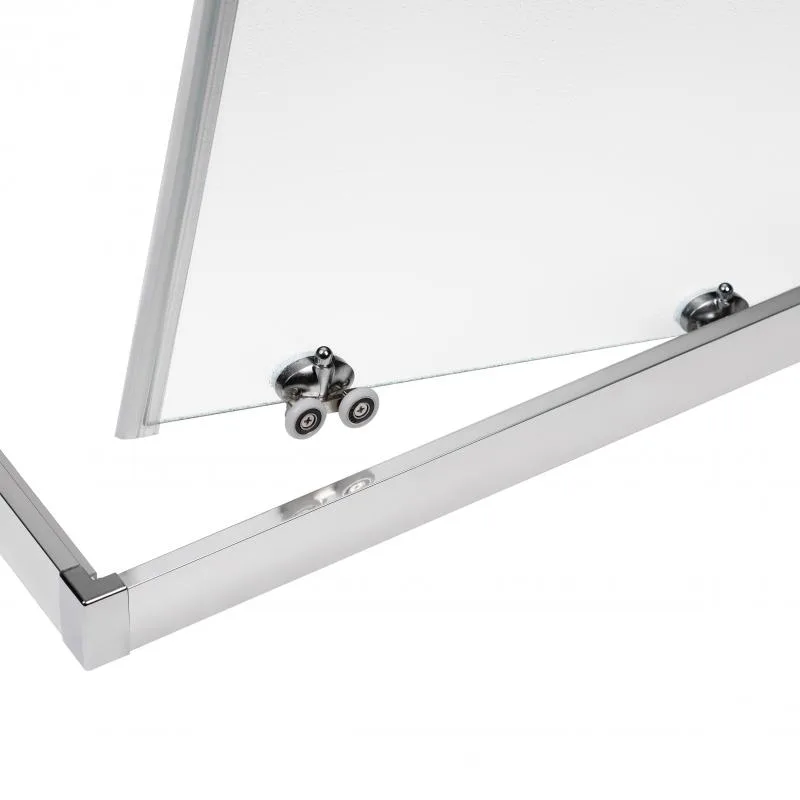 Душова кабіна Qtap Pear 80x80 см матове скло хромований профіль 5 мм