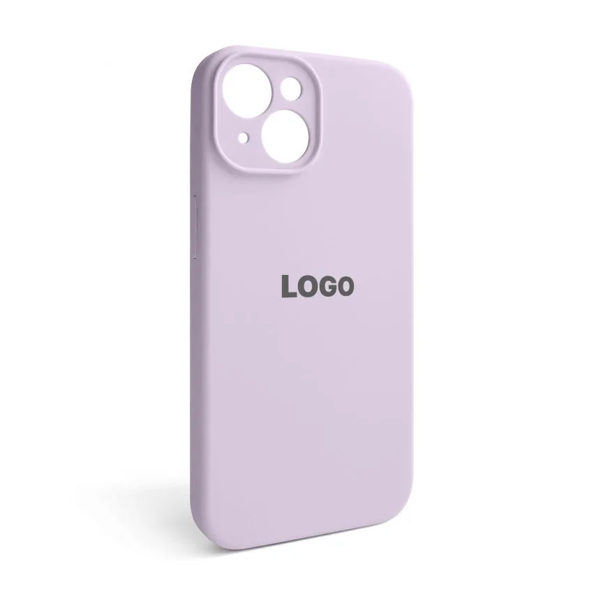 Чохол Silicone Case для Apple iPhone 15 силіконовий  фіолетовий закрита камера