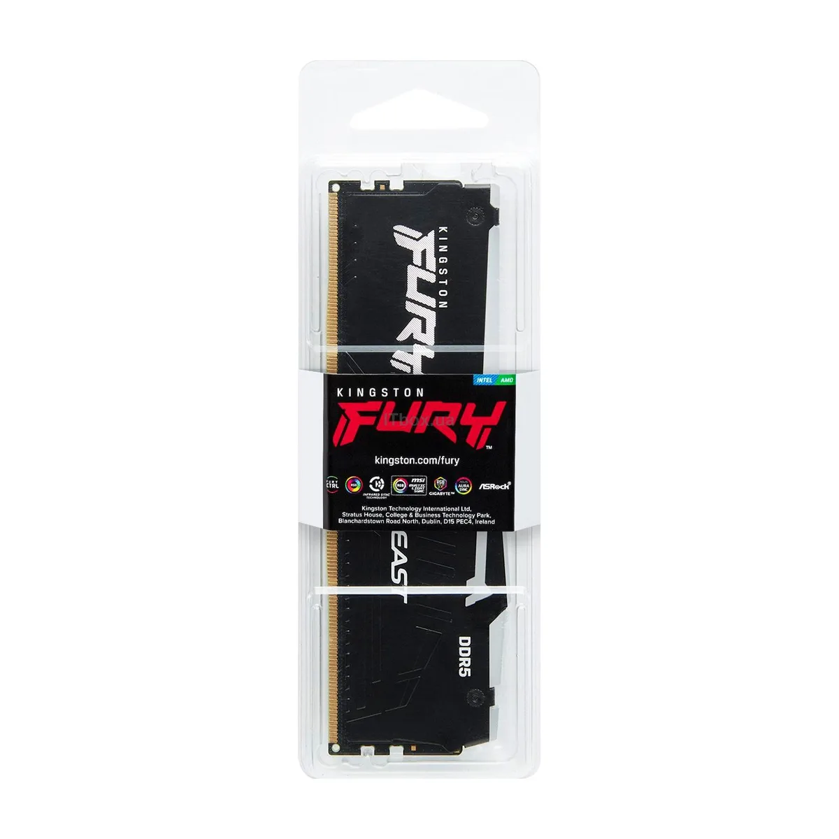 Пам'ять ПК Kingston DDR5 32GB 5600 FURY Beast RGB EXPO