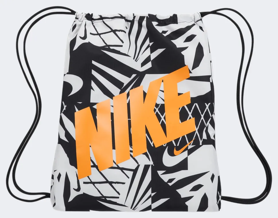 Мішок Nike 100% поліестер 43х36 см чорний білий помаранчевий