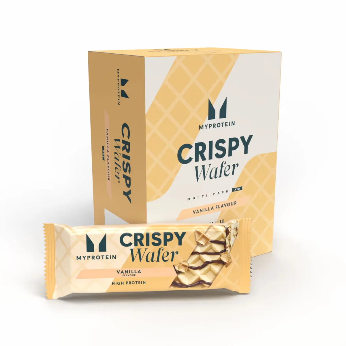 Хрусткі вафлі Myprotein 10x40g Ванільні