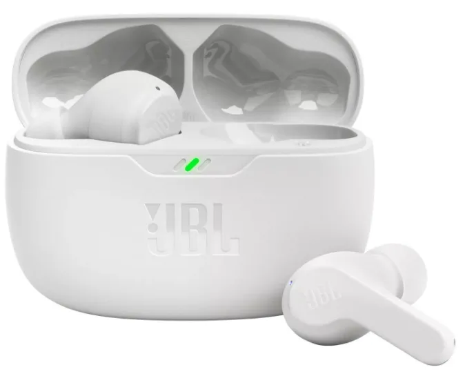 Гарнітура JBL бездротова вакуумна пластикова 8 мм Біла