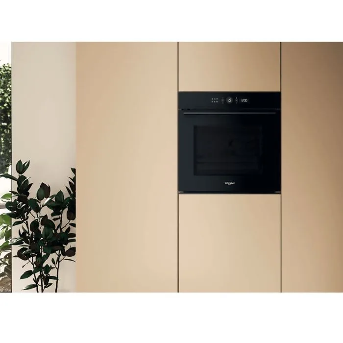 Духовой шкаф Whirlpool электрический 73л черный конвекция пиролиз телескопические направляющие