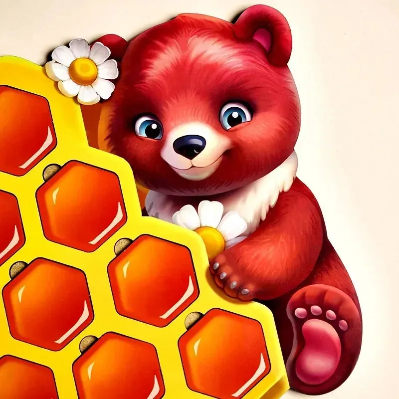 Дитячий пазл-сортер Ubumblebees Меморі Ведмедик картон 3+ багатоколірний