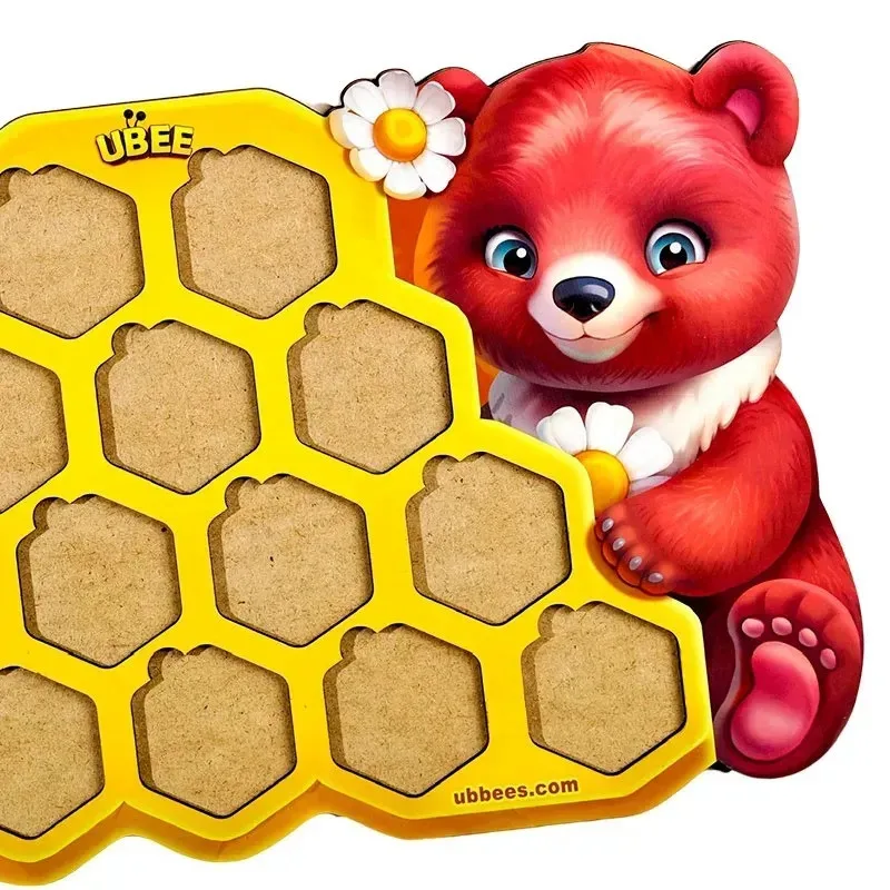 Дитячий пазл-сортер Ubumblebees Меморі Ведмедик картон 3+ багатоколірний