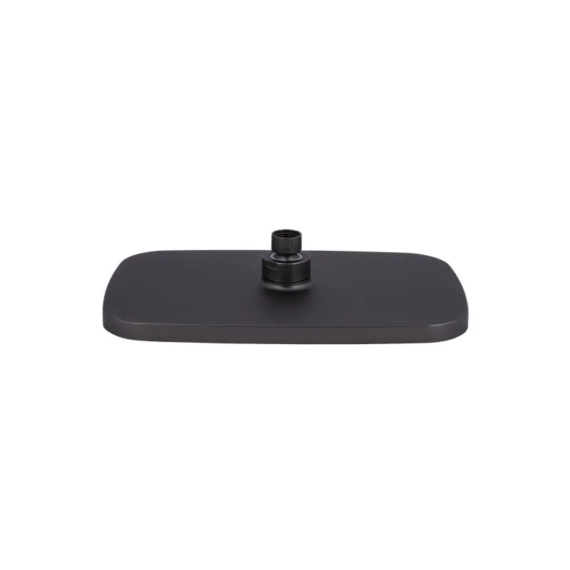 Душевая система Qtap Gemini скрытого монтажа 120х28х214 мм латунь Gunmetal Black PVD