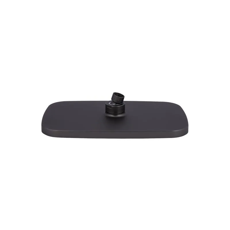 Душевая система Qtap Gemini скрытого монтажа 120х28х214 мм латунь Gunmetal Black PVD