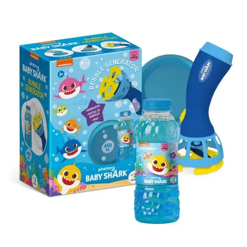 Генератор мыльных пузырей Dodo Baby Shark синий для детей и взрослых