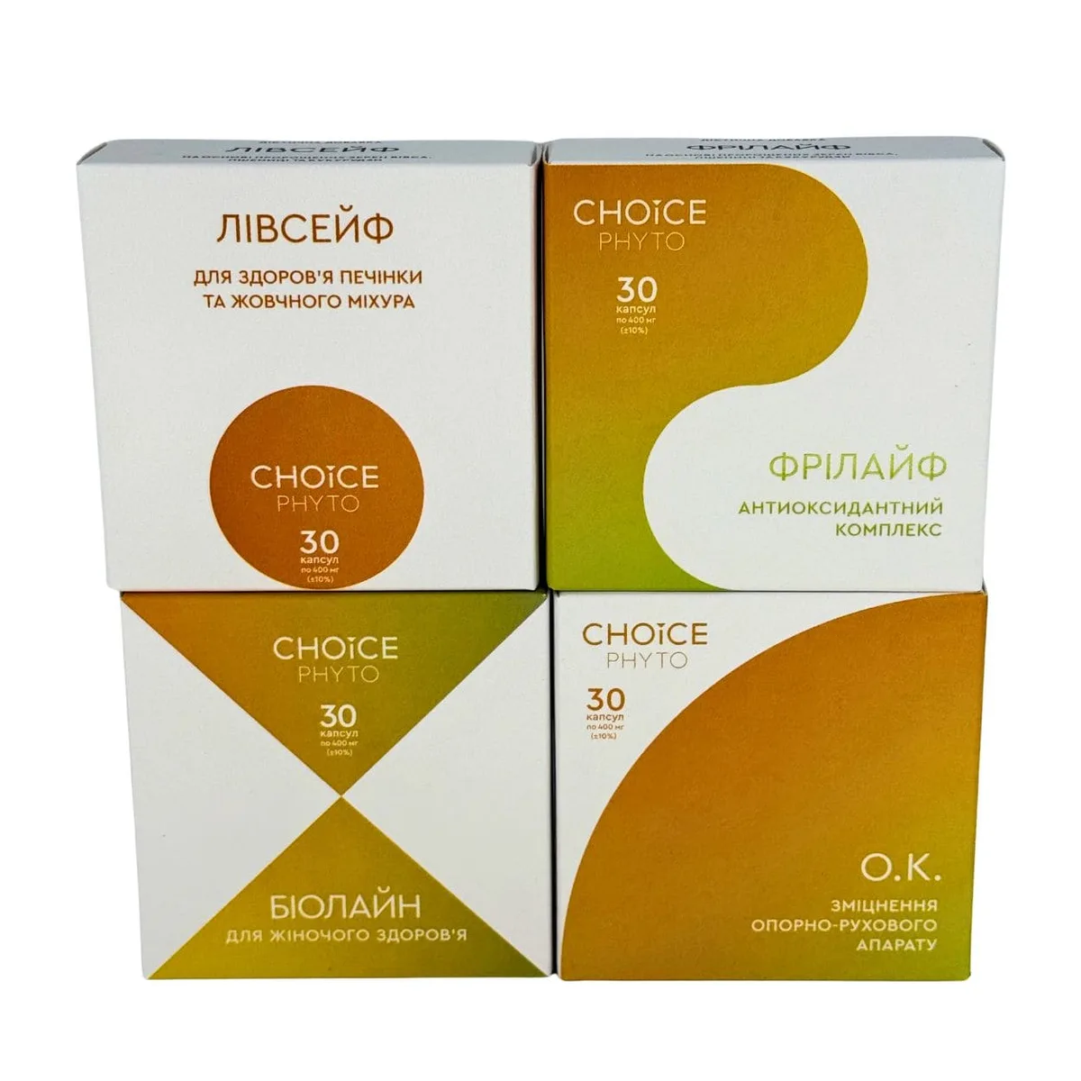 Choice Набір для жіночої краси та гормонії - Біолайн, Лівсейф, О.К., Фрілайф Чойс