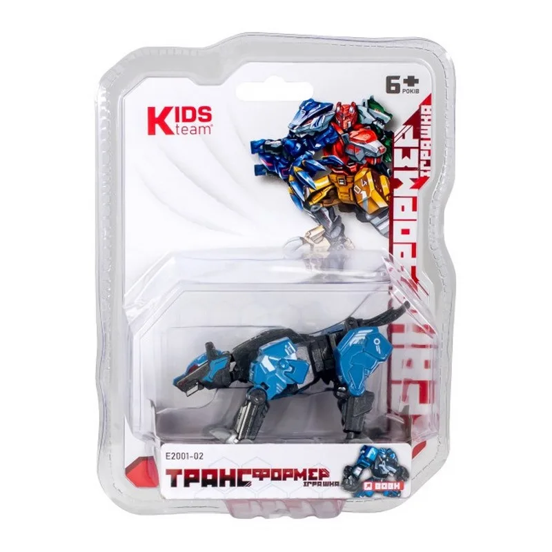 Детская игрушка трансформер Kids Team Пластик 20 см Серый