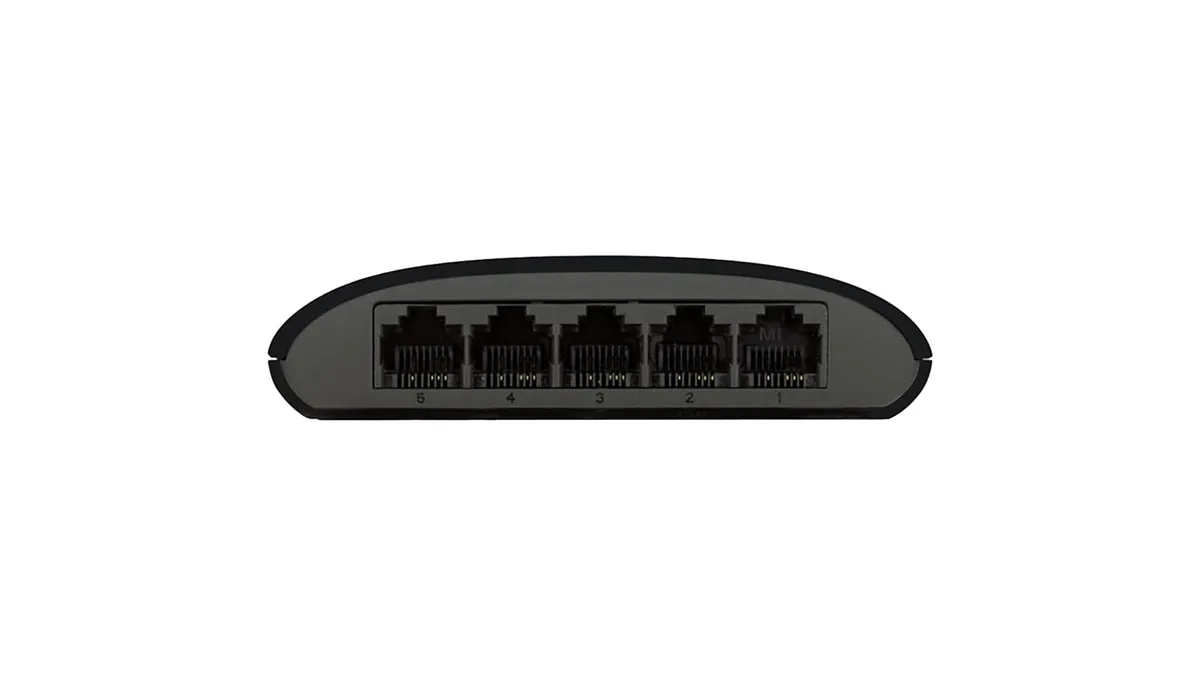 Комутатор D-Link DES-1005D 5xFE, Некерований