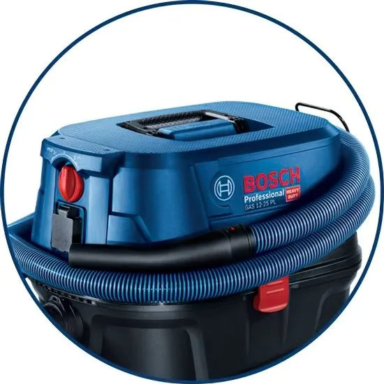 Пилосос професійний Bosch 1200 Вт 21 л пластиковий контейнер чорний