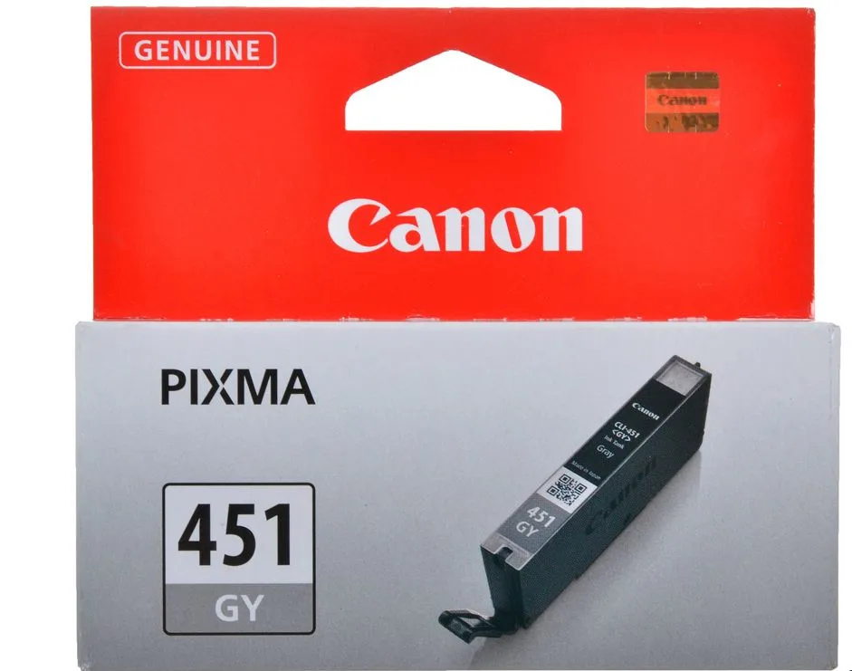 Картридж струйный Canon CLI-451GY (серый) PIXMA MG6340