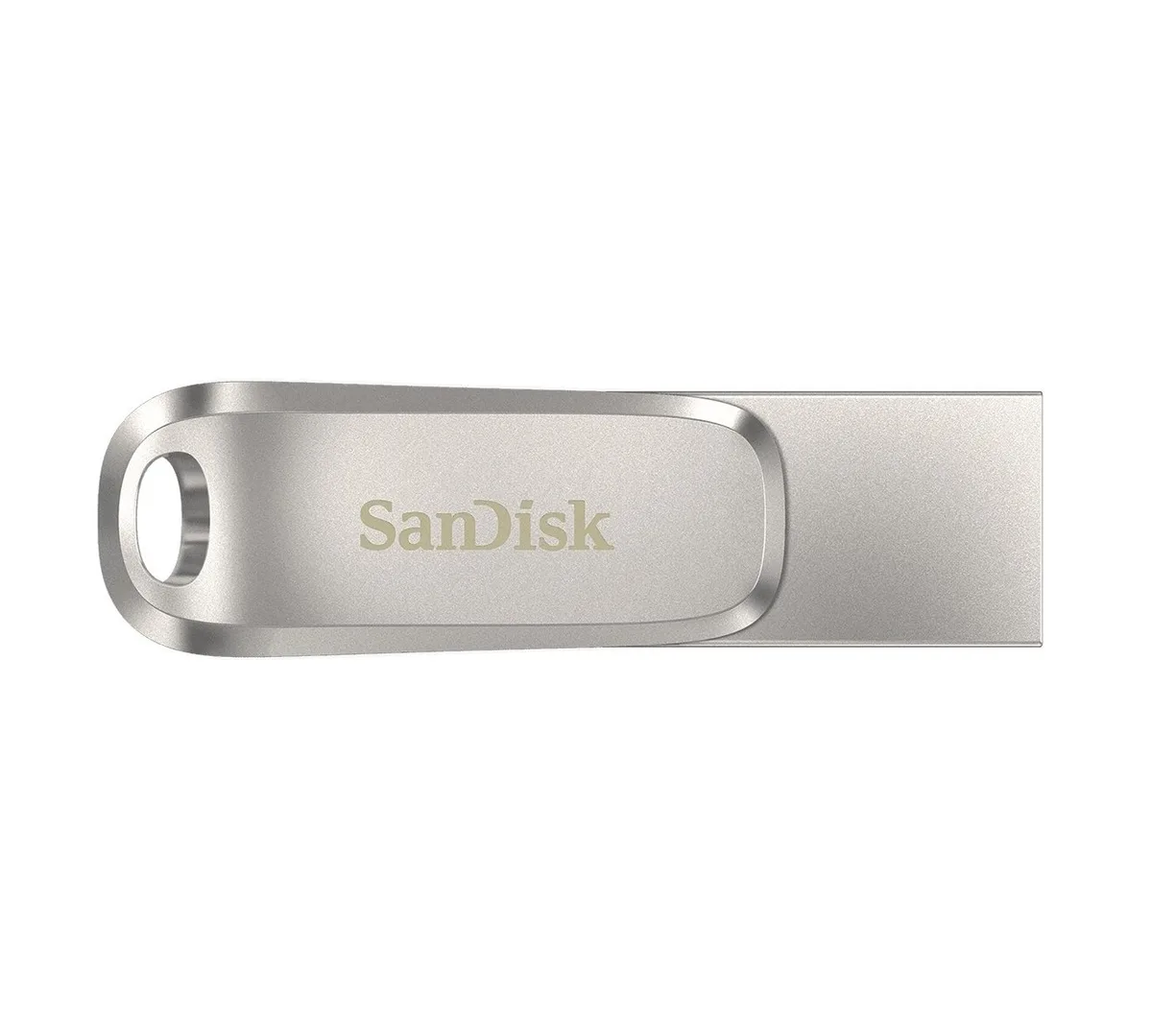 Накопичувач SanDisk металевий 512 ГБ USB 3.2 Type-A Type-C Срібний