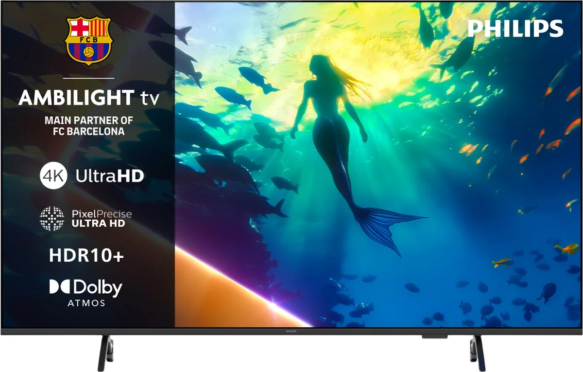 Телевізор 55" Philips LED 4K 60Hz Smart Titan OS Black Ambilight
