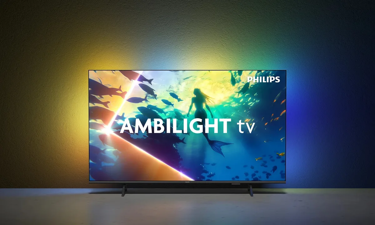 Телевізор 55" Philips LED 4K 60Hz Smart Titan OS Black Ambilight
