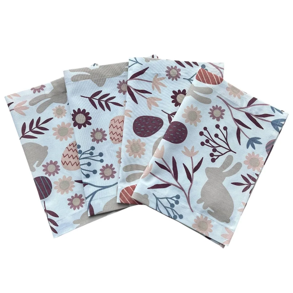 Серветки Пасхальний Кролик 4 шт 65% бавовна бежеві 220 г/м2 тефлонові